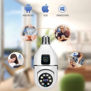 Camera wifi yoosee 2 mắt bóng đèn