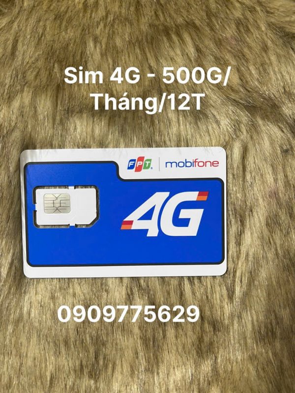 Sim 4G mobile kích hoạt 12T