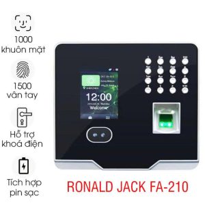 Máy chấm công khuôn mặt, vân tay RONALD JACK FA-210