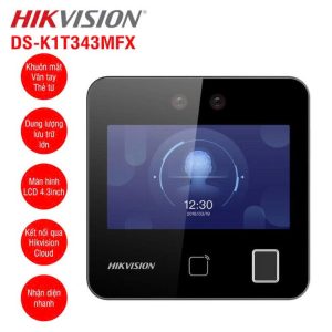 Máy chấm công nhận diện khuôn mặt HIKVISION DS-K1T343MFX